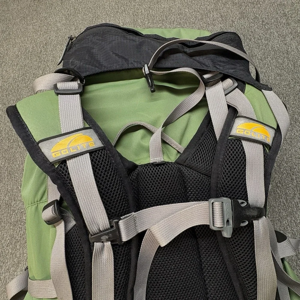 Vintage GoLite QUEST Hiking Backpack 50L Ultralight Green Hiking Internal Frame